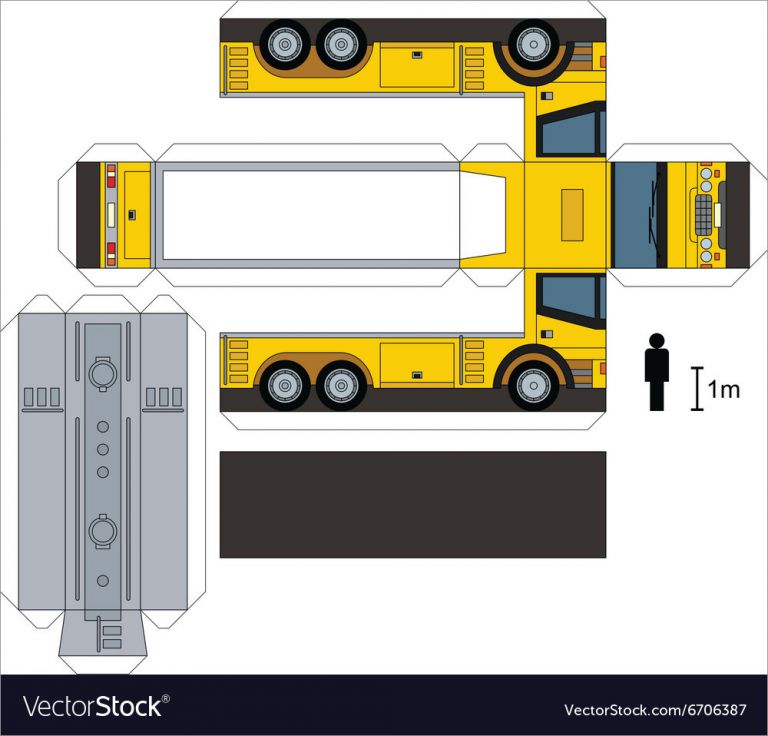 Printable Papercraft Car - Printable Papercrafts - Printable Papercrafts
