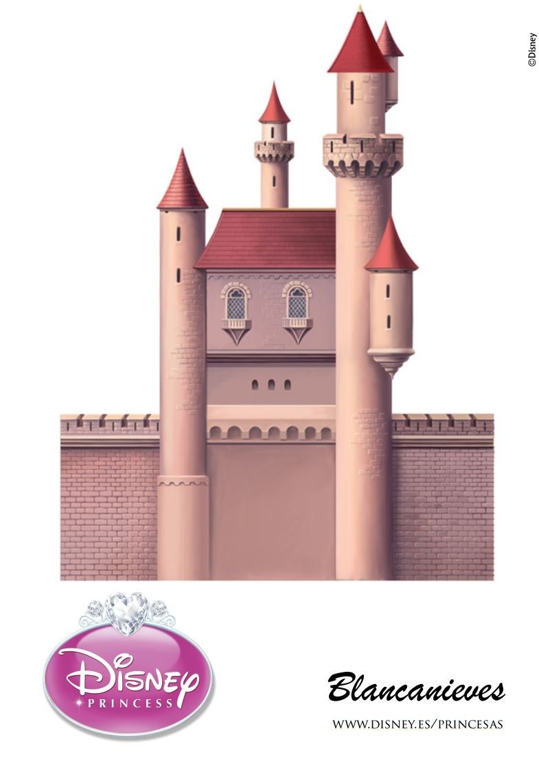 Papercraft Castle Snow White 3d Castle Page 2 Of 5 Disney Crafts Pinterest