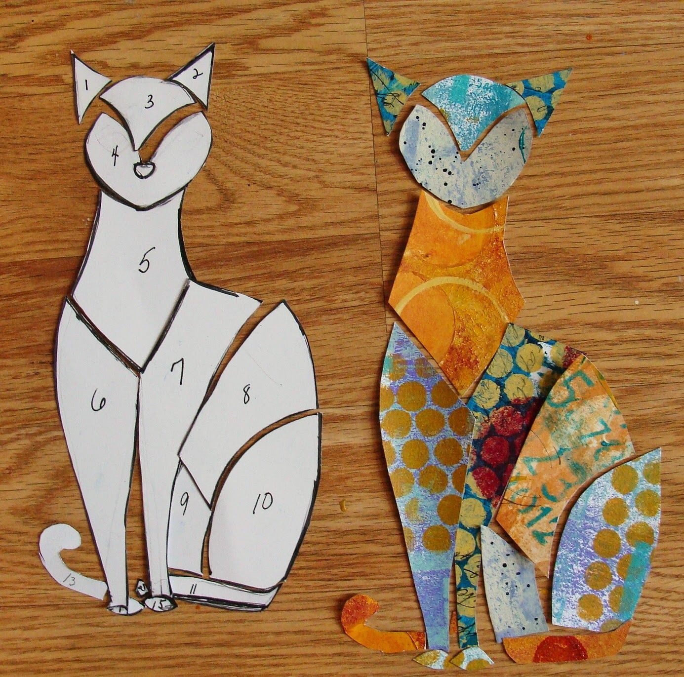 Papercraft Cat original Pinner Sez Diane Salter A New Step by Step Tutorial for