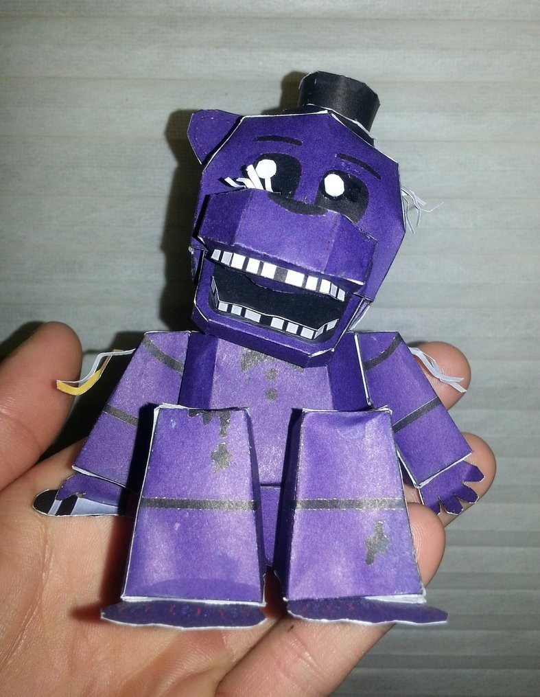 Papercraft Characters Shadow Freddy Papercraft by Badandy0925 On Deviantart