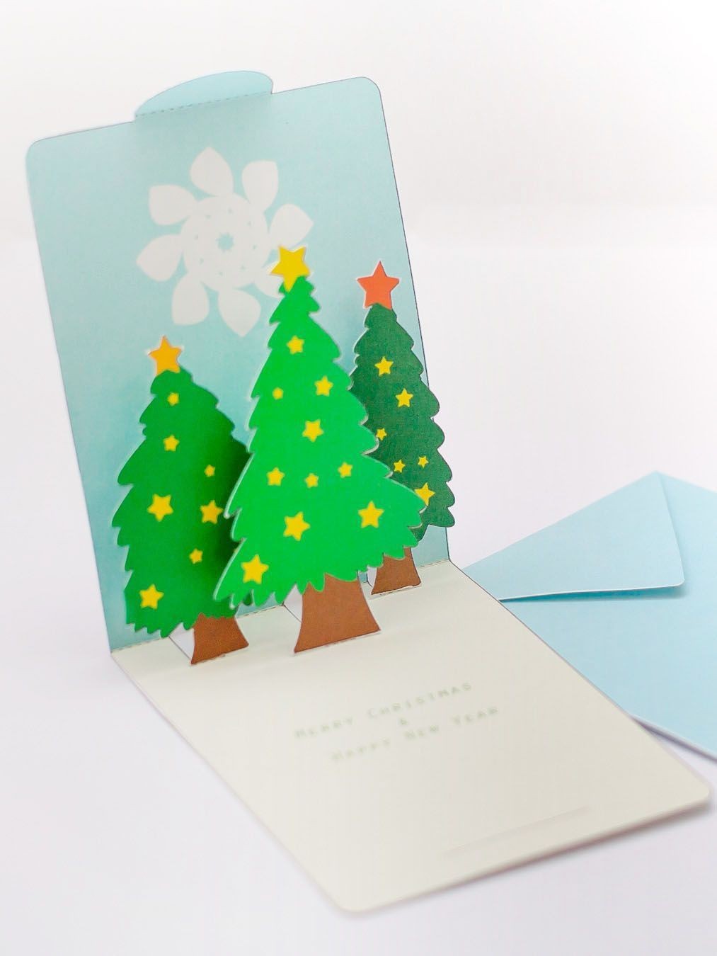 Papercraft Christmas Cards Free Pop Up Card Template Mookeep origami and Papercraft