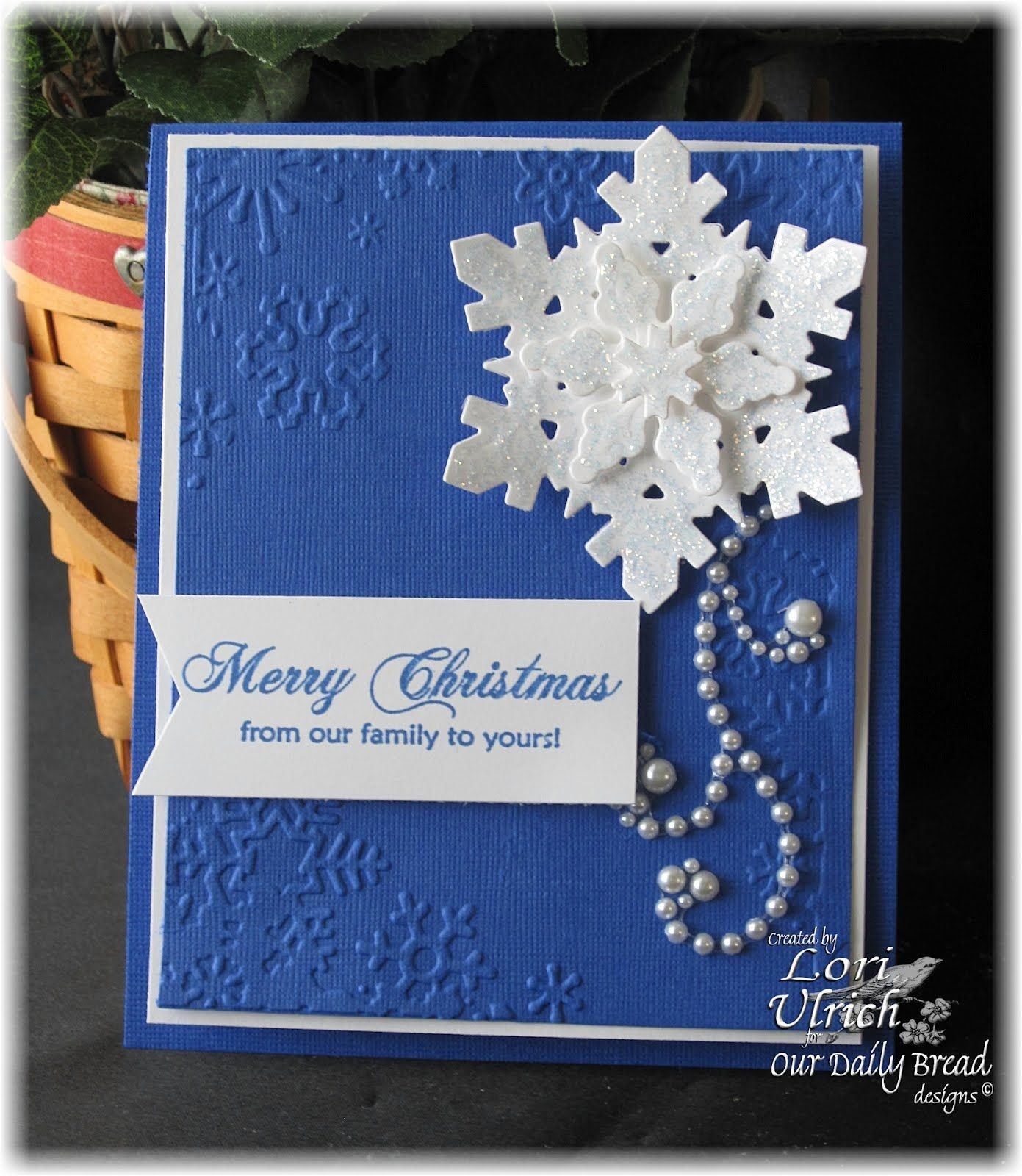 Papercraft Christmas Cards Papercrafts by Saintsrule Blue and Snowflakes