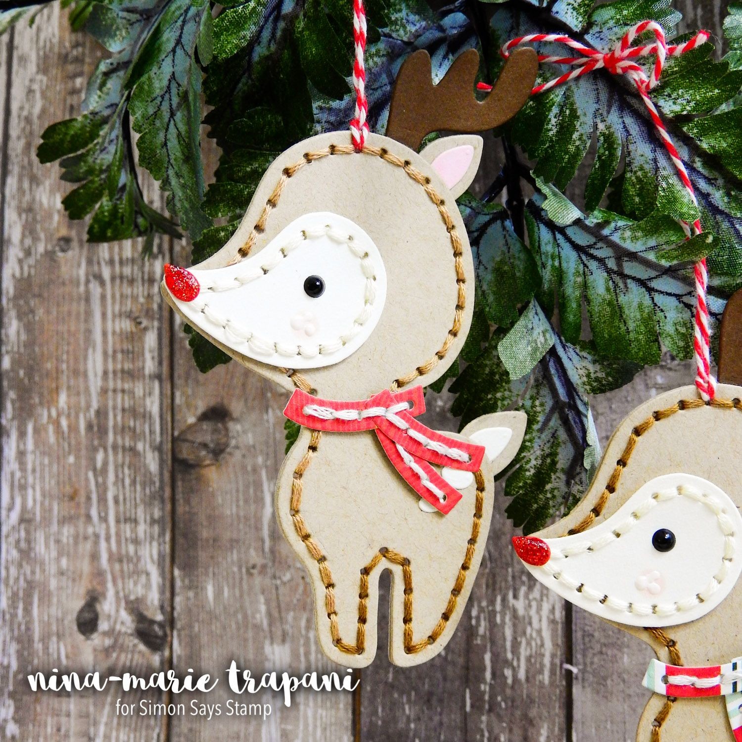 Papercraft Christmas ornaments Studio Monday with Nina Marie Kindness Day Handmade Paper ornament