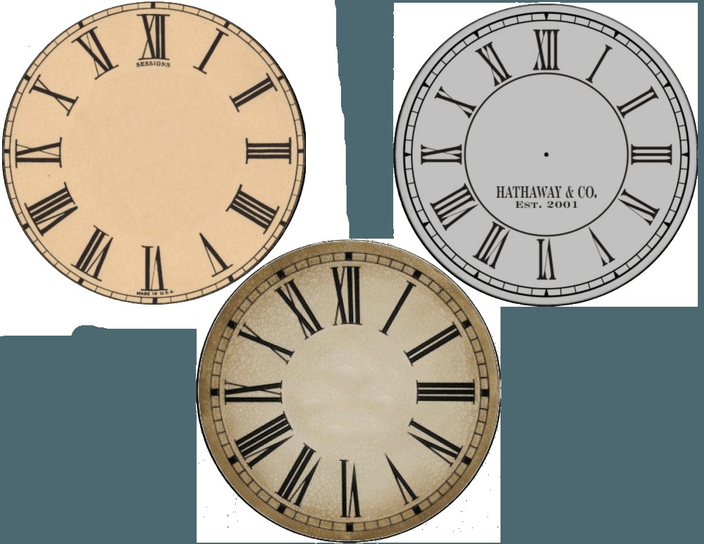 Papercraft Clock New Years Free Clock Face Printables Cd Size and Plate