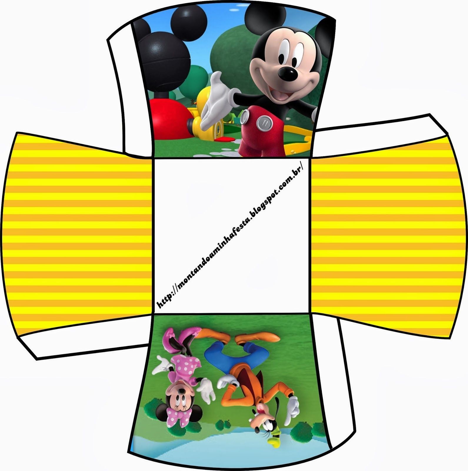 Papercraft Clubhouse Mickey Clubhouse Free Printable Party Boxes