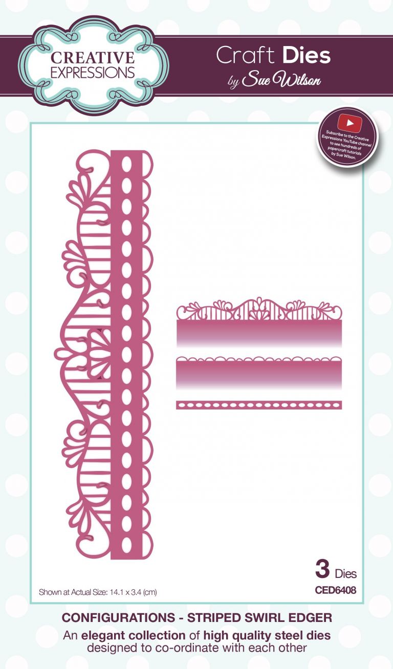 Papercraft Collection Configurations Striped Swirl Edger An Idea 