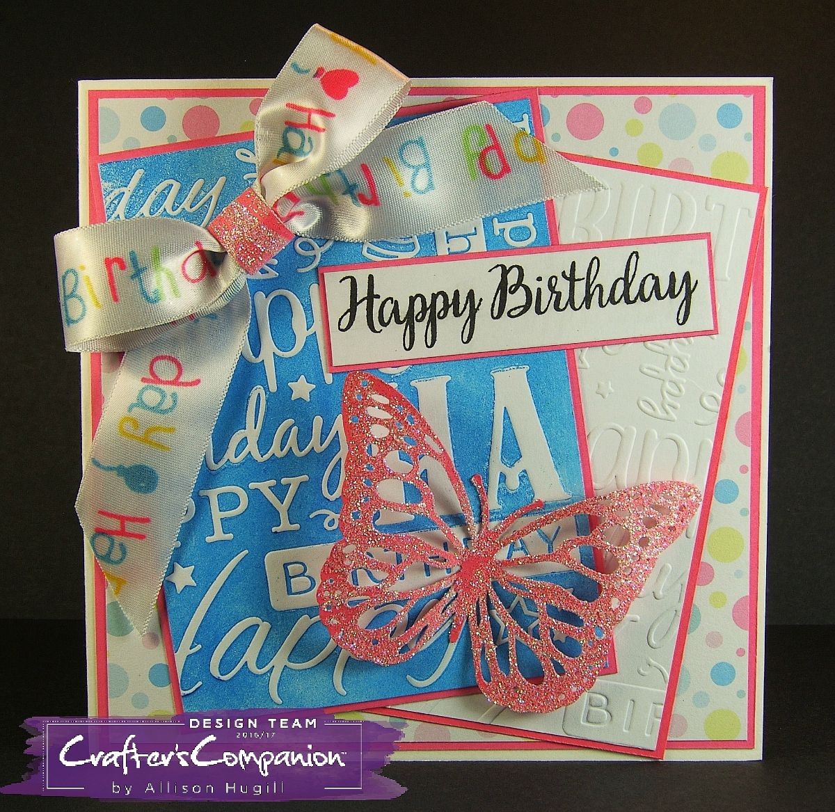 Papercraft Collection Designed by Allison Hugill Using Crafters Panion Birthday Party