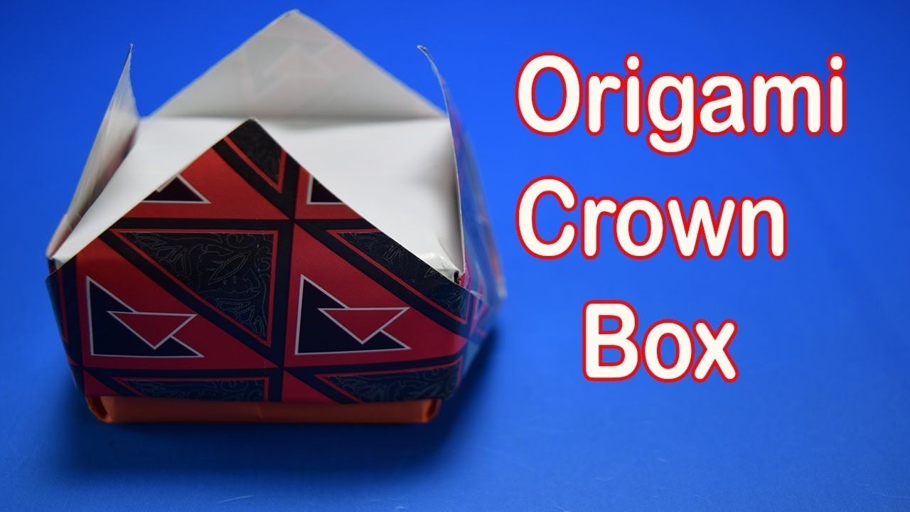 Papercraft Crown origami Crown T Box Tutorial Diy I Paper Craft