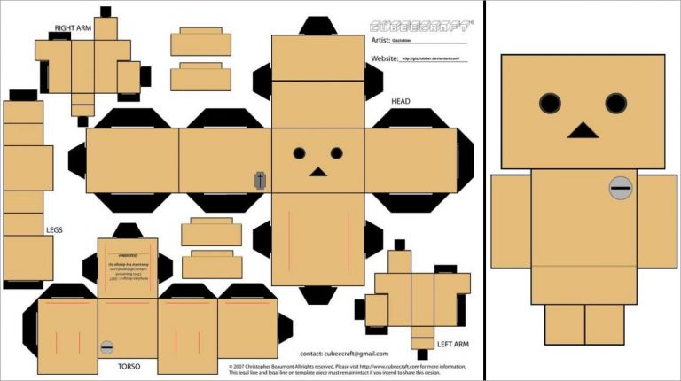 Papercraft Danbo Danbo Papercraft Download Printable Papercrafts Printable Papercrafts