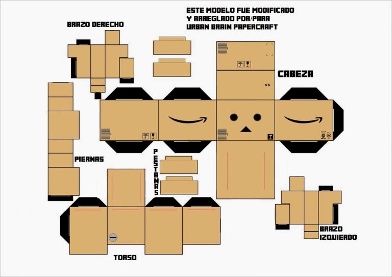 Papercraft Danbo Danboard Papercraft Amazon by Zarzamorita - Printable ...