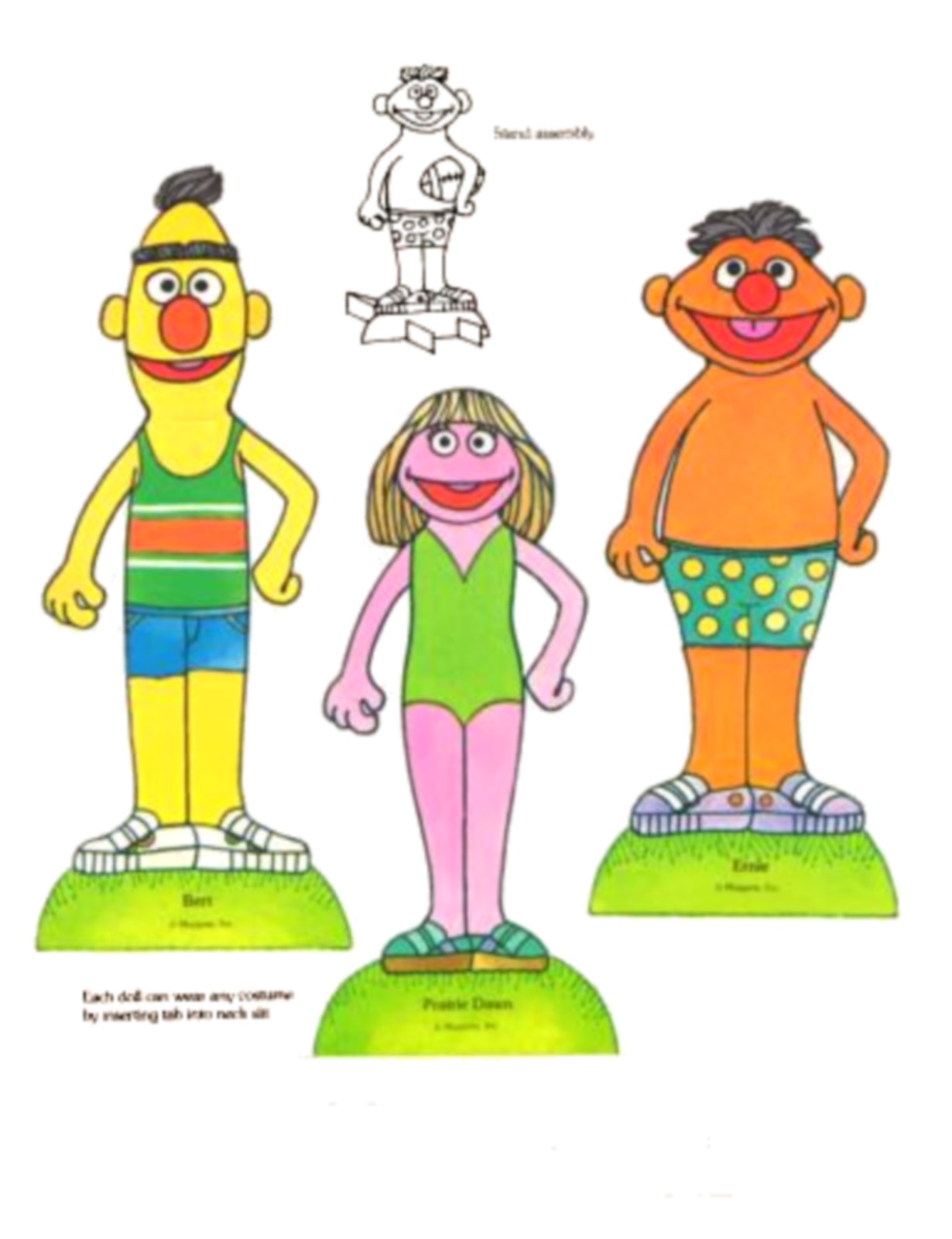 Papercraft Dolls Pin by Elena On Sesame Street and the Four Seasons Paper Doll