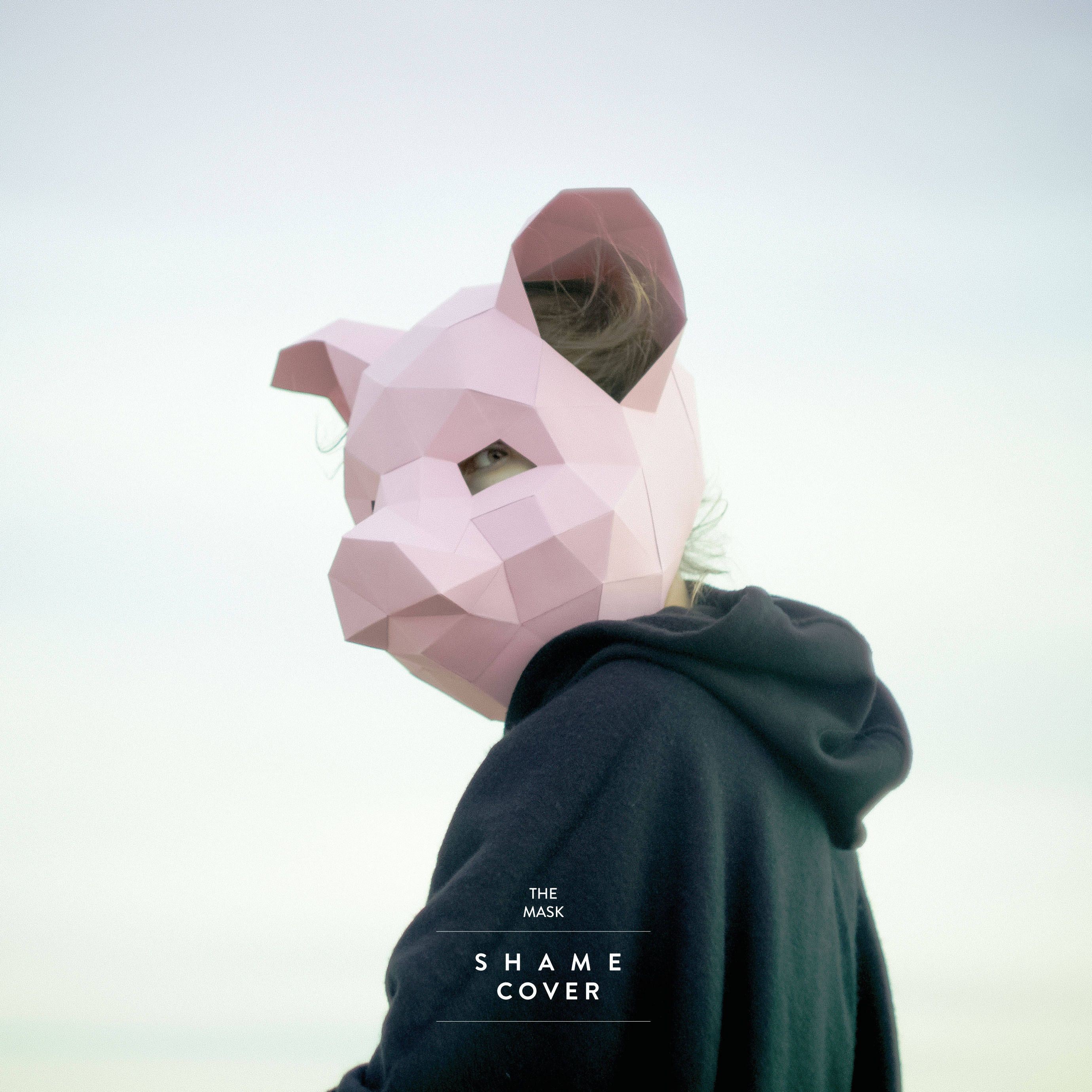 Papercraft Face Pig Mask Diy 3dmask Pdf Polygon Paper Mask Halloween Mask Template