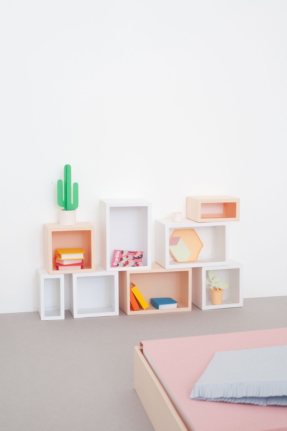 Papercraft Furniture Diy Scandinavian House Made Of Paper Heju Paper