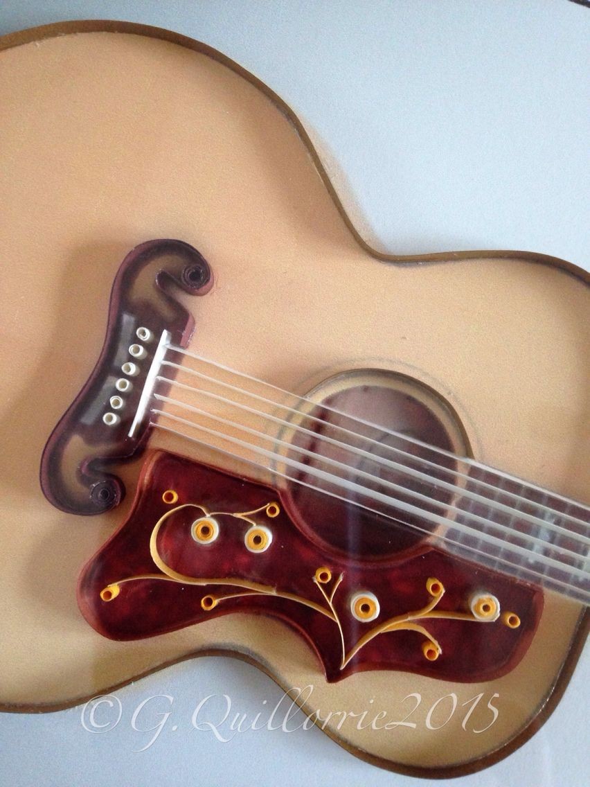 Papercraft Guitar Quilling Guitar Gibson