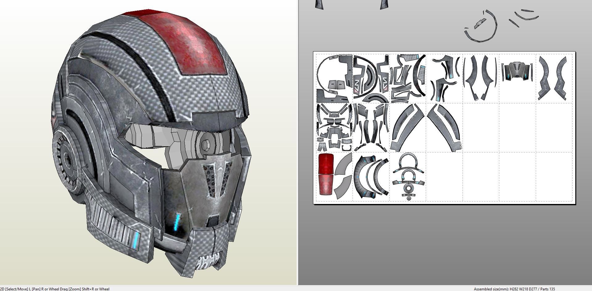 Papercraft Halo Helmet Papercraft Pdo File Template for Doktor who Cyberslave Helmet