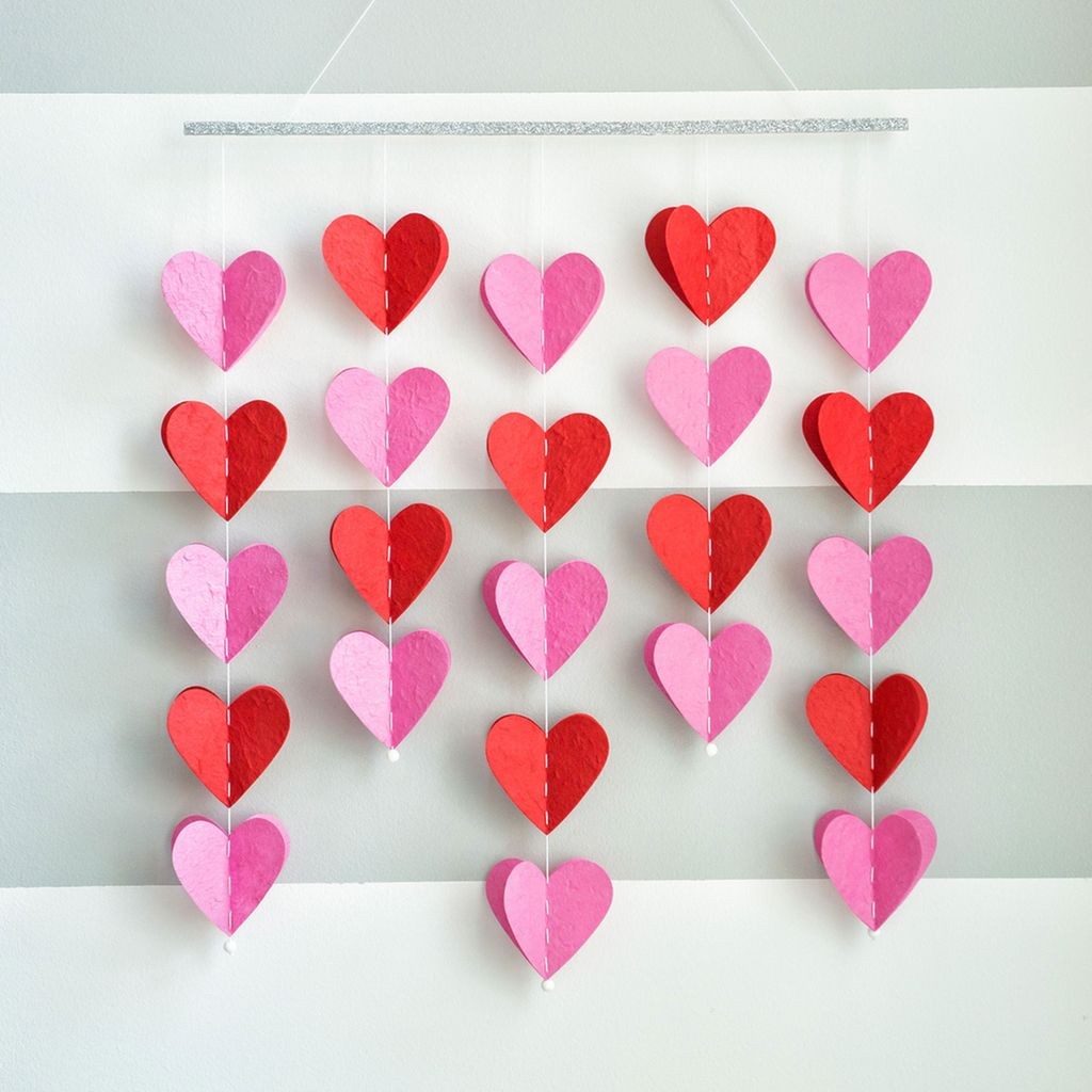 Papercraft Heart 25 Easy Paper Heart Projects Valentines Ideas Crafts