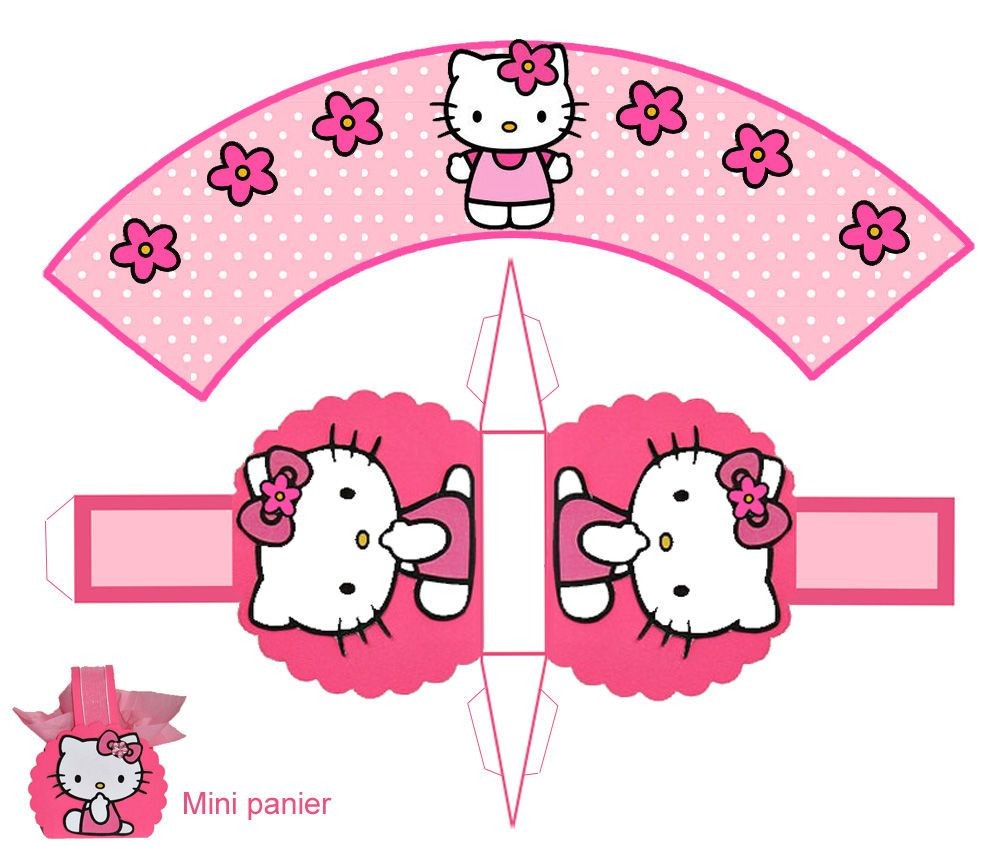 Papercraft Hello Kitty theme Hello Kitty Pour Faire Plaisir 1 Et 2 Et 3 Doudous Patrons