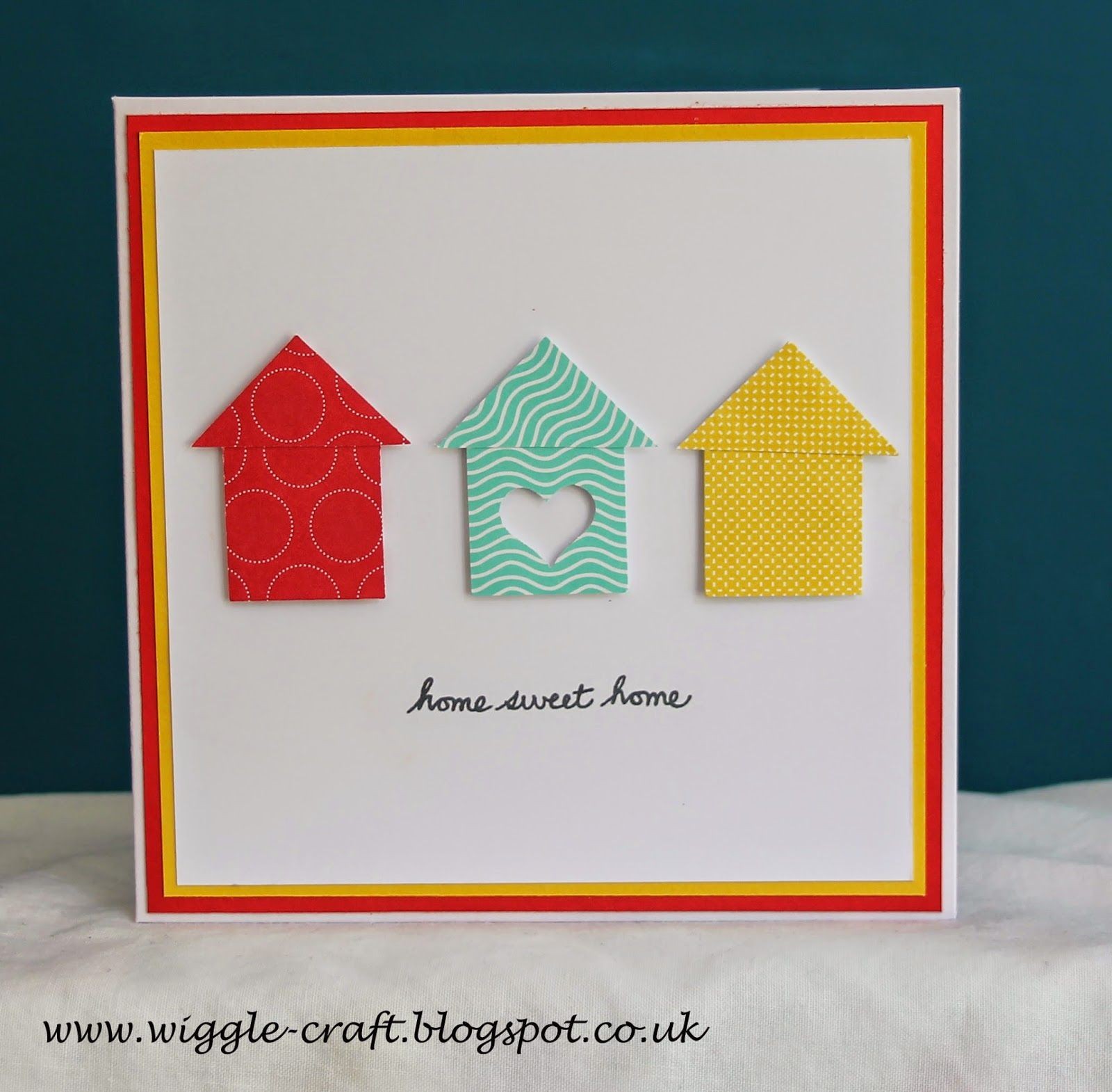 Papercraft Home Wiggle Craft "home Sweet Home" Cat Herrington Jul 27 14