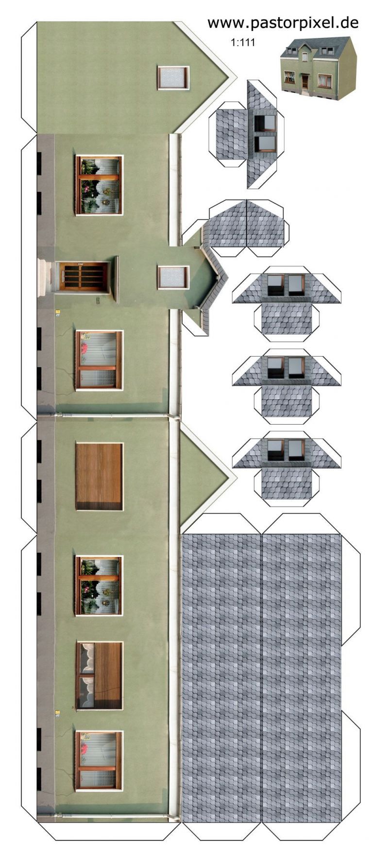 Printable Papercraft Houses - Printable Papercrafts - Printable Papercrafts