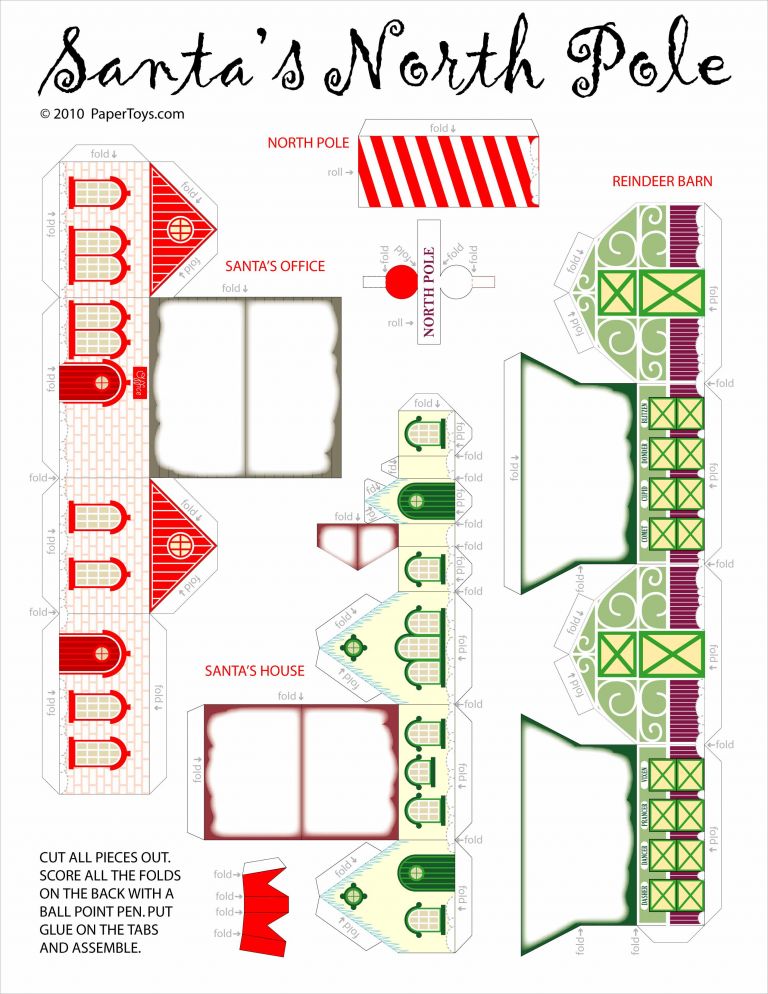 Printable Papercraft Houses - Printable Papercrafts - Printable Papercrafts