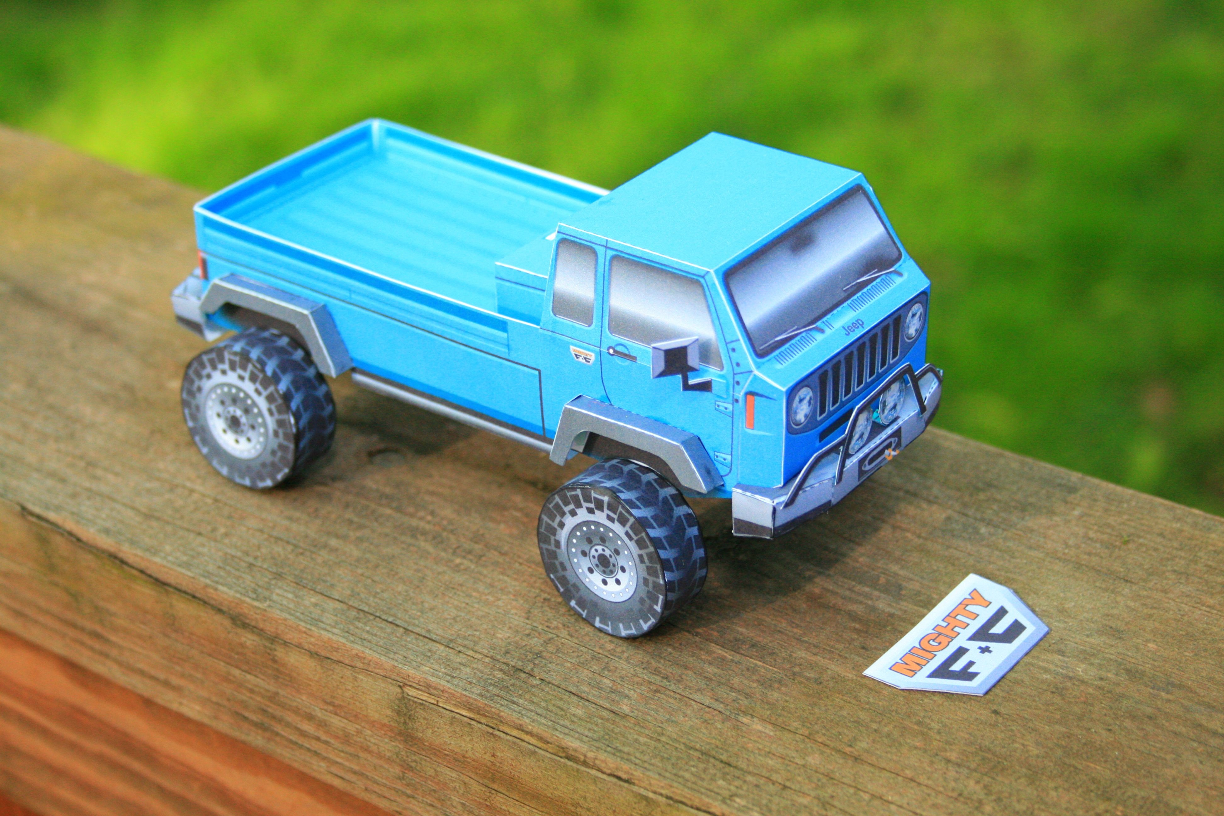 Papercraft Jeep Jeep Mighty Fc Concept Truck Paper Model