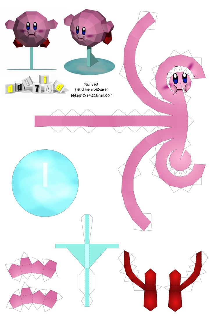 Papercraft Kirby 710 Best ÐÐµÑÑÐºÐ¾Ðµ Images On Pinterest