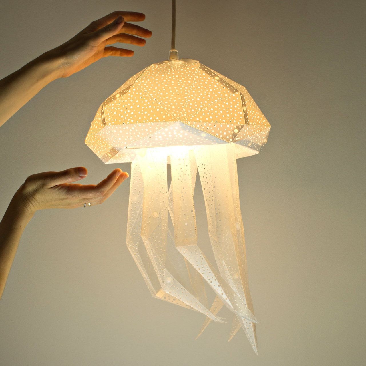 Papercraft Lantern Diy Papercraft Light Shades Of Aquatic Life by Vasili