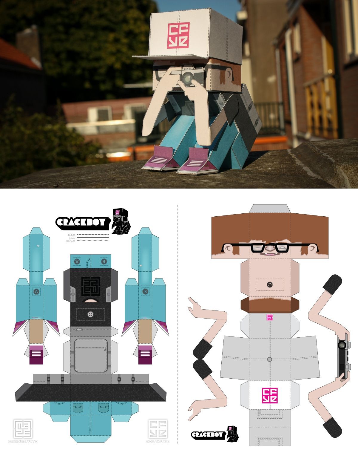 Papercraft Machine Papertoy Cfye Crackboy Paper Crafts 13 Pinterest