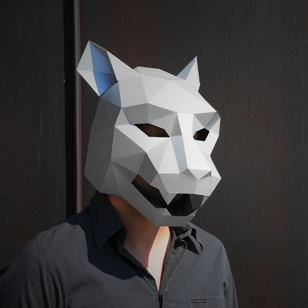 Papercraft Mask Jaguar Mask Noggs Pinterest
