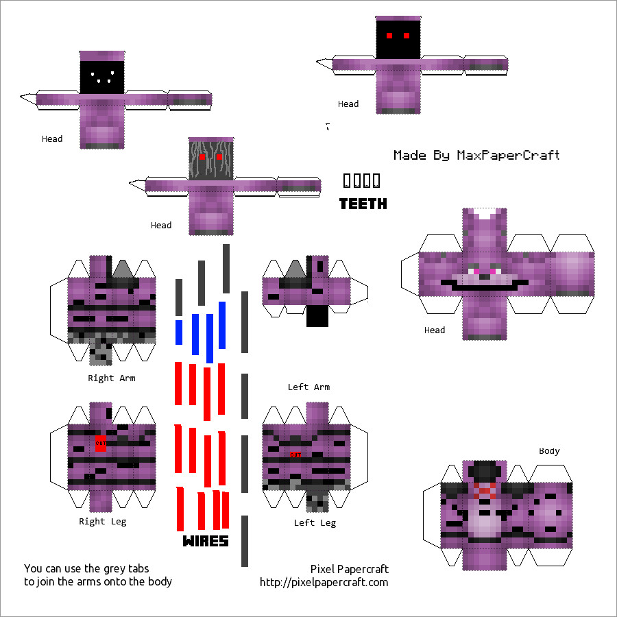 papercraft  Minecraft Skins