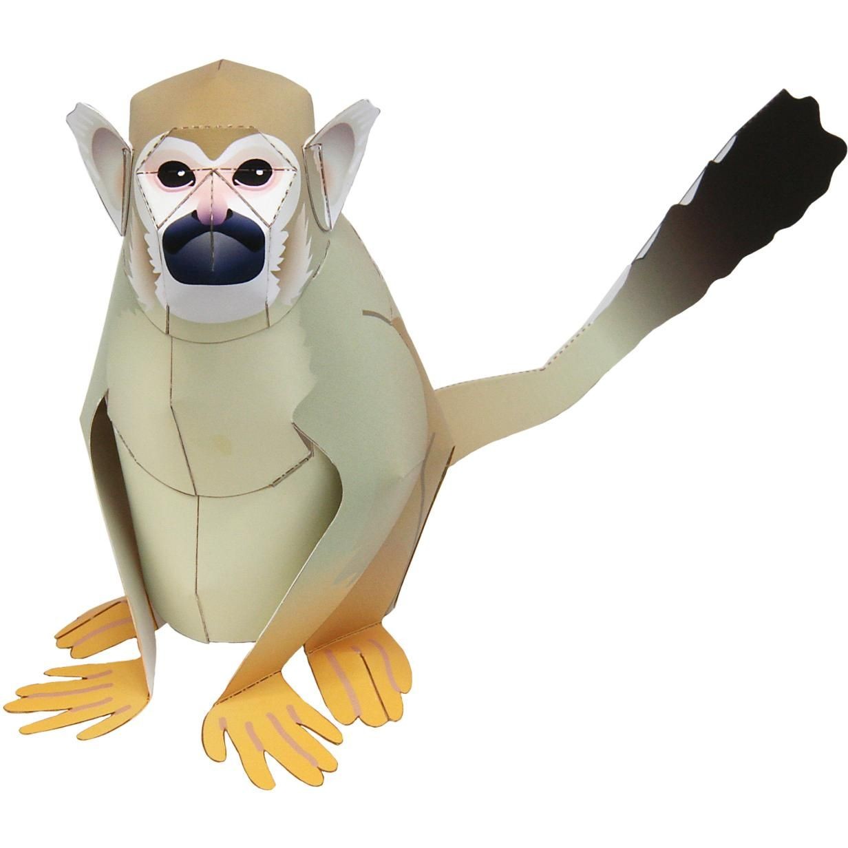 Papercraft Monkey Squirrel Monkey Animals Paper Craft north America south America
