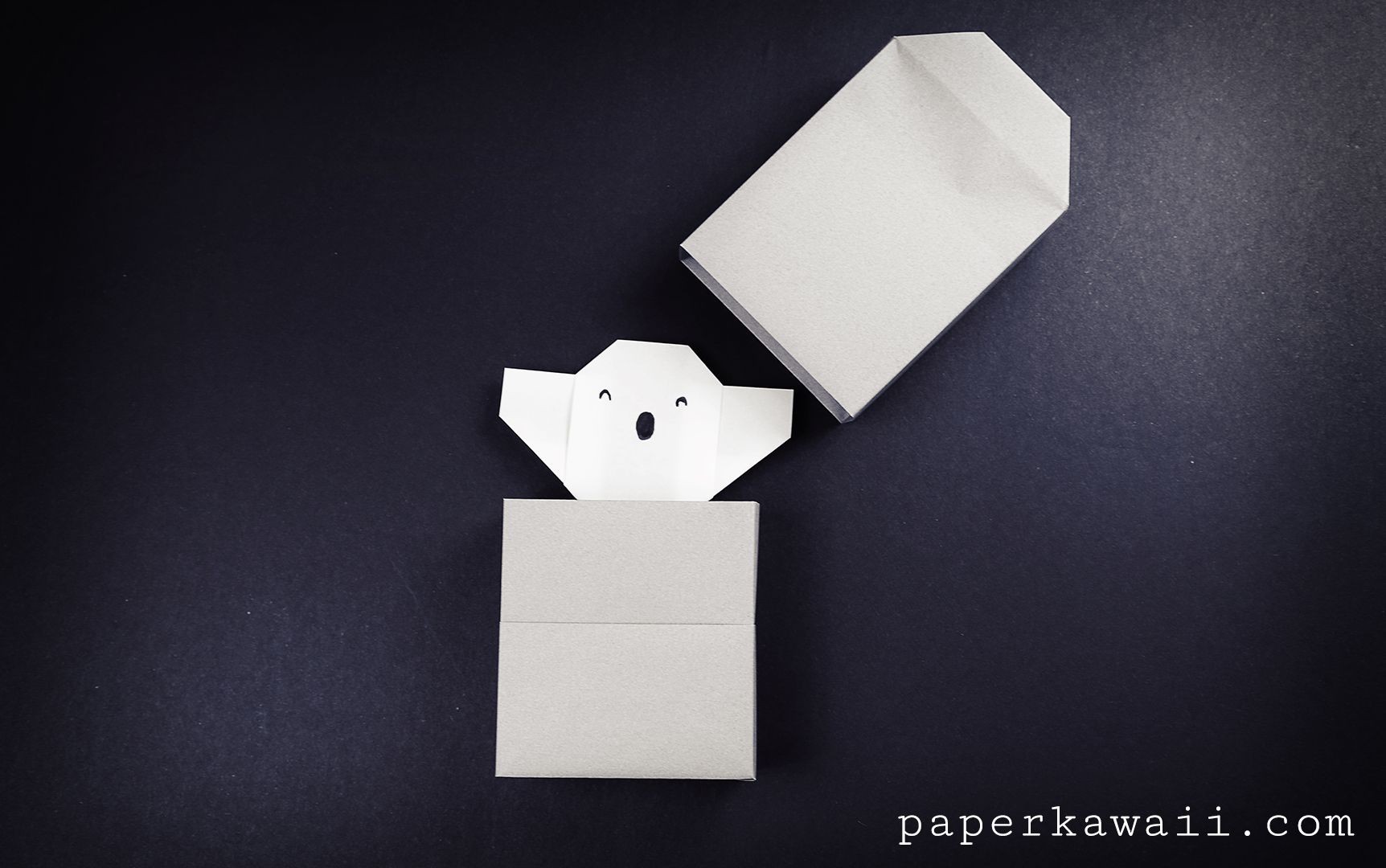 Papercraft origami origami Grave Stone Box Halloween origami origami