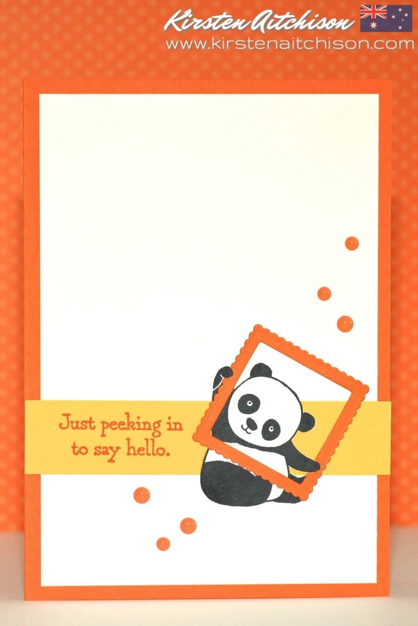 Papercraft Panda Party Pandas Occasions 2018 by Susan Mather Pinterest
