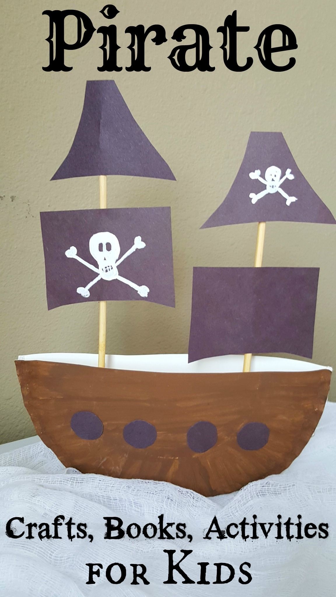 Papercraft Pirate Ship Pirate Ship Paper Plate Craft 3d Project for Kids