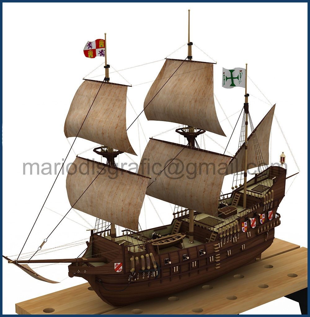 Papercraft Pirate Ship Tutorial Maqueta Gale³n Espa±ol Maquetas Pinterest