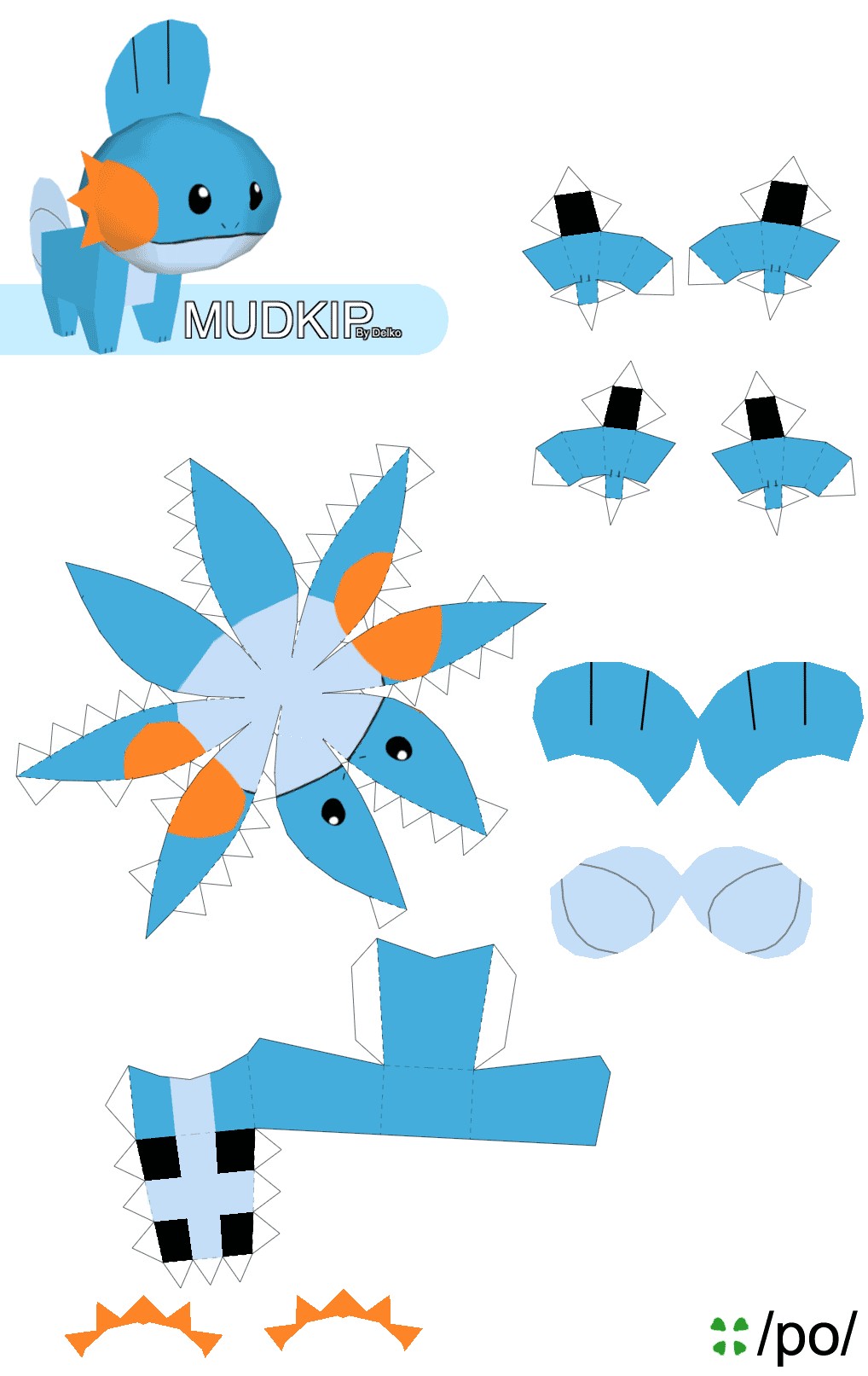 PaperPokés - Pokémon Papercraft: MOLTRES