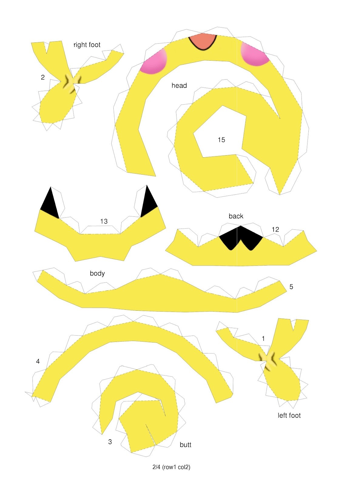 Free Papercraft Template Printable Pokemon Templates Porn Sex Picture