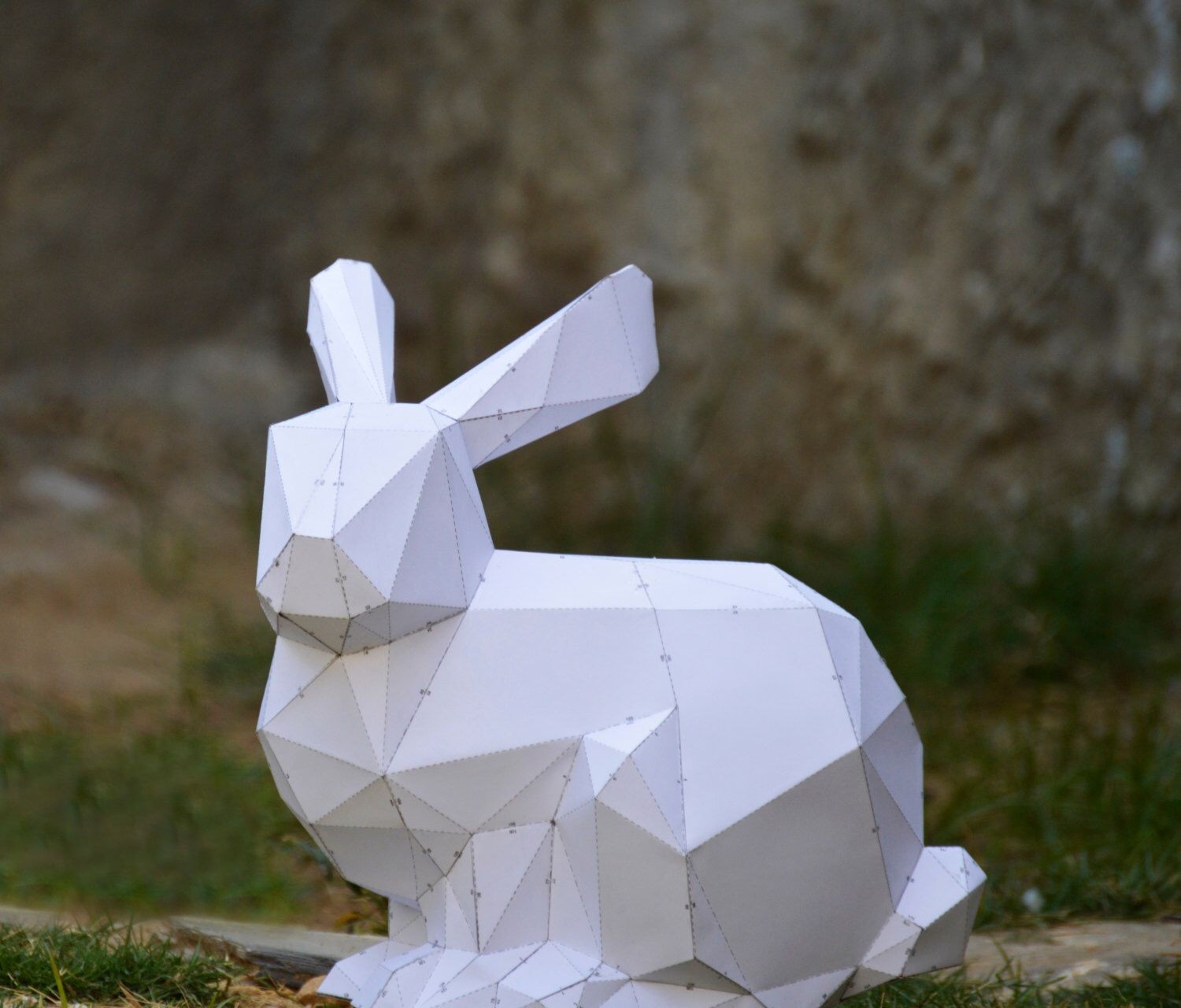 Papercraft Rabbit Make Your Own Bunny Sculpture Bunny Rabbit