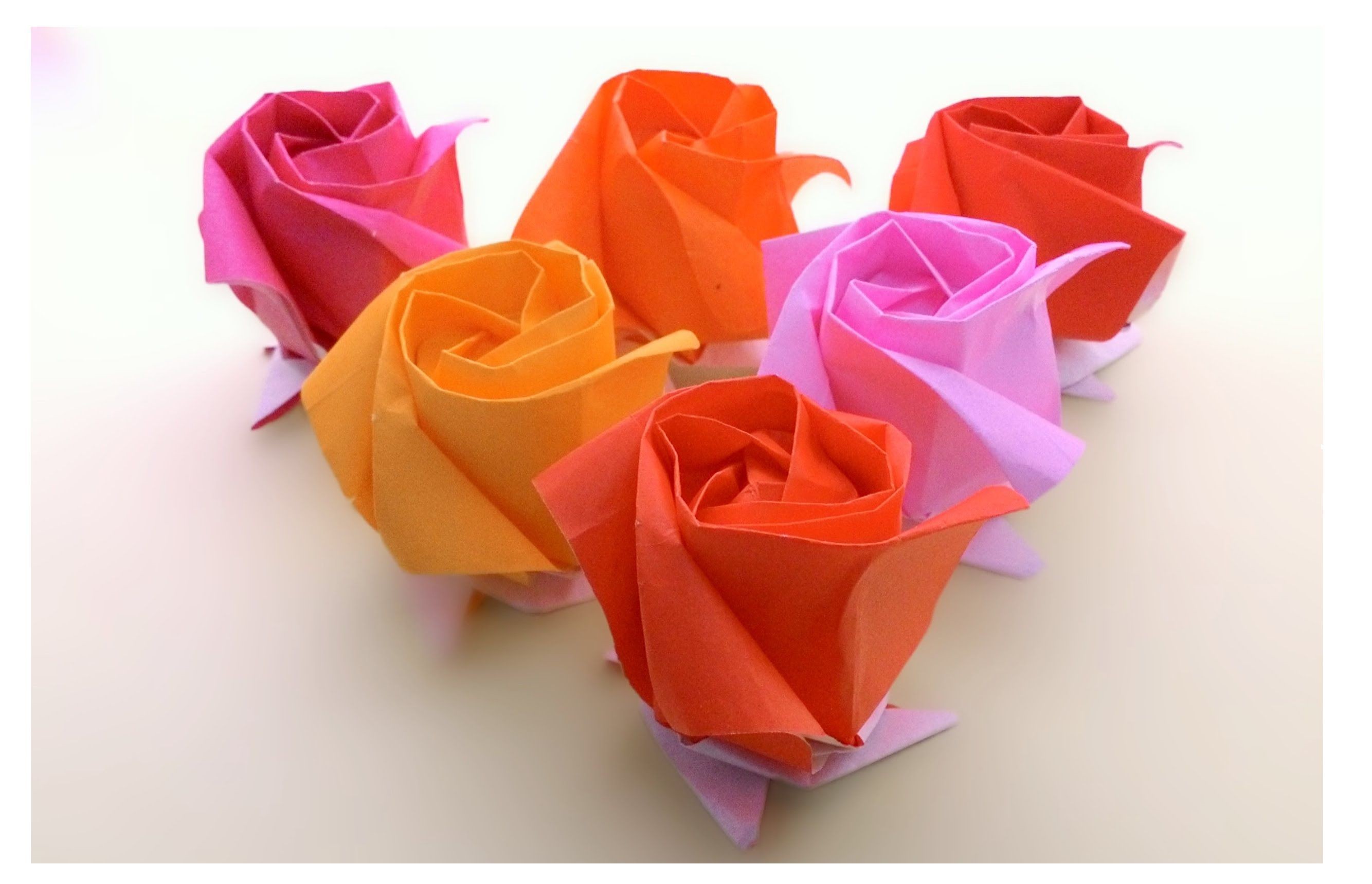 Papercraft Rose origami Kawasaki Rose à¸à¸±à¸à¸à¸¸à¸ à¸¥à¸²à¸à¸à¸²à¸§à¸²à¸à¸²à¸à¸´ à¹à¸ªà¸à¸ªà¸§à¸¢