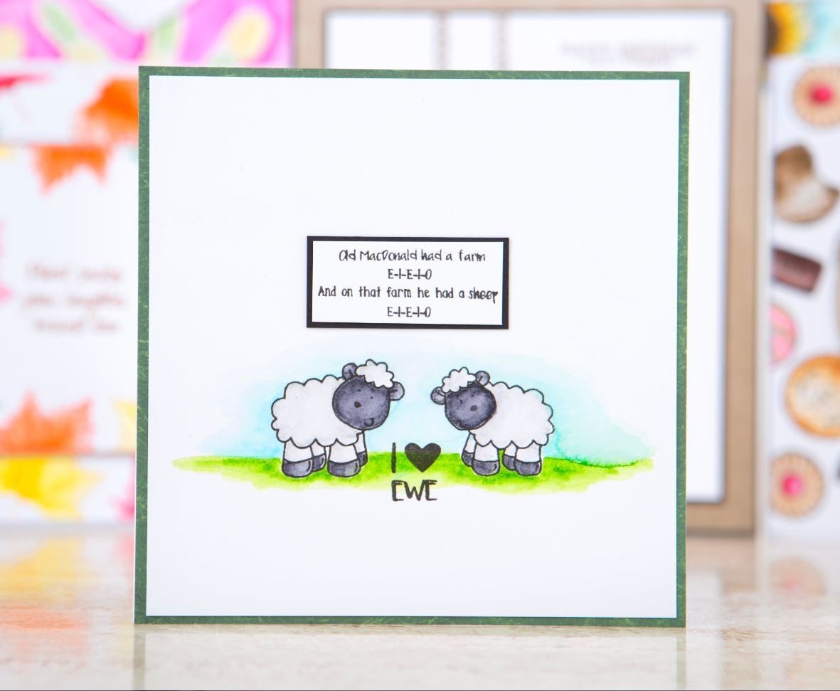 Papercraft Sheep I Love Ewe Gorgeous Sheep Card Design Made Using the for the Love