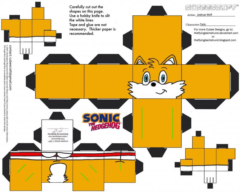 Papercraft sonic Vg7 Knuckles Cubee by theflyingdachshund On Deviantart ...