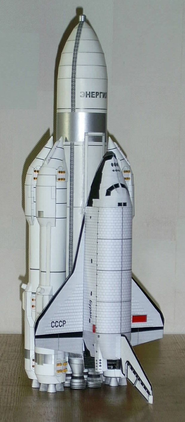Papercraft Space Shuttle Buran Energia Papercraft Pinterest