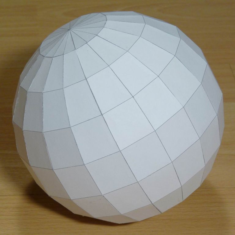 Printable Papercraft Sphere - Printable Papercrafts - Printable Papercrafts