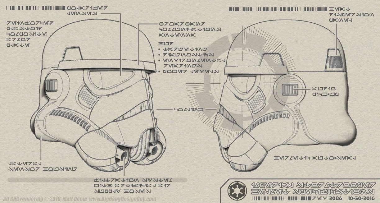 Papercraft Stormtrooper Helmet Here are some Schematics with Technical Call Outs Of the Various