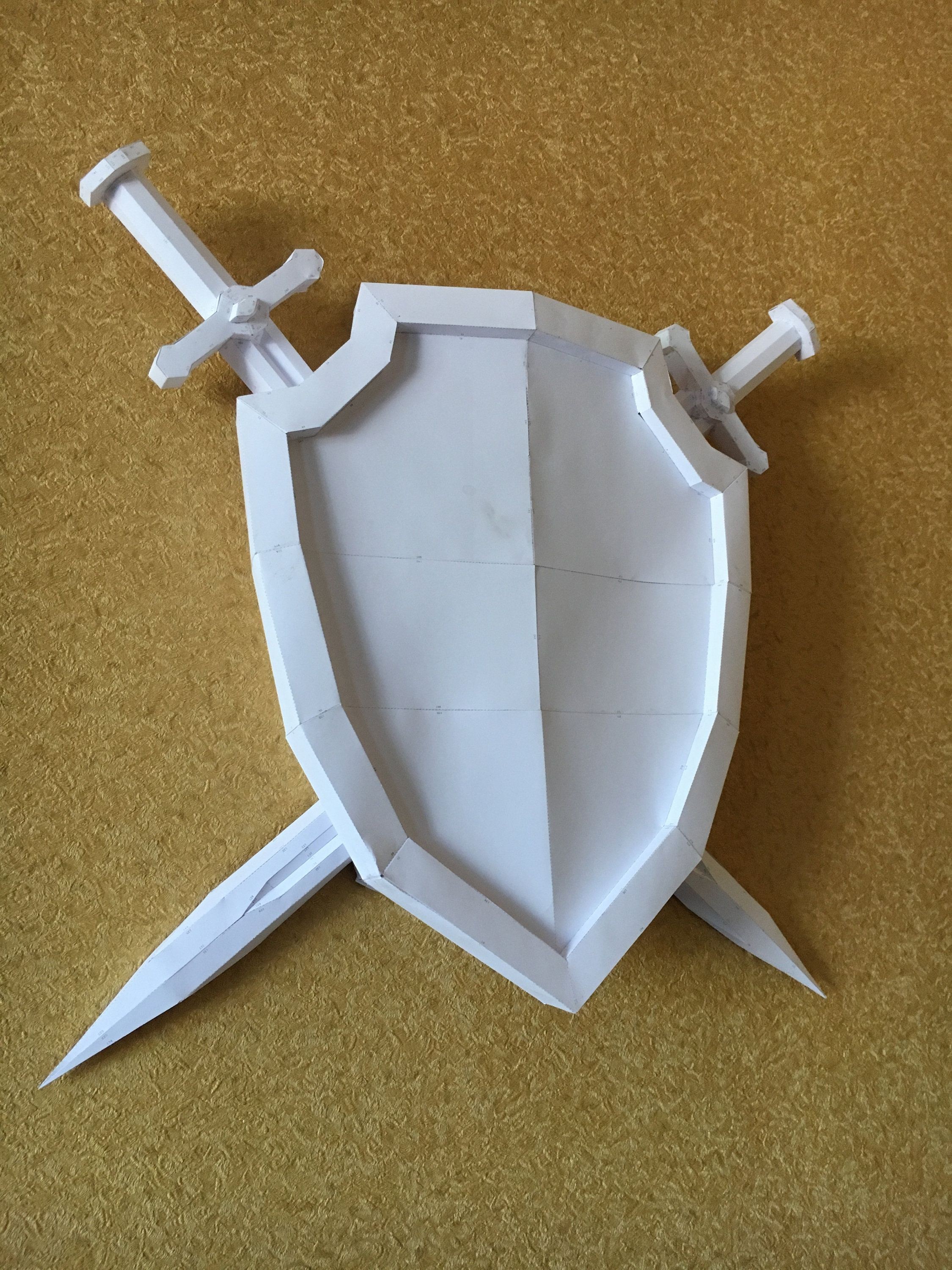 Papercraft Sword Sword Shield Diy Papercraft Model ðñƒð¼ðð