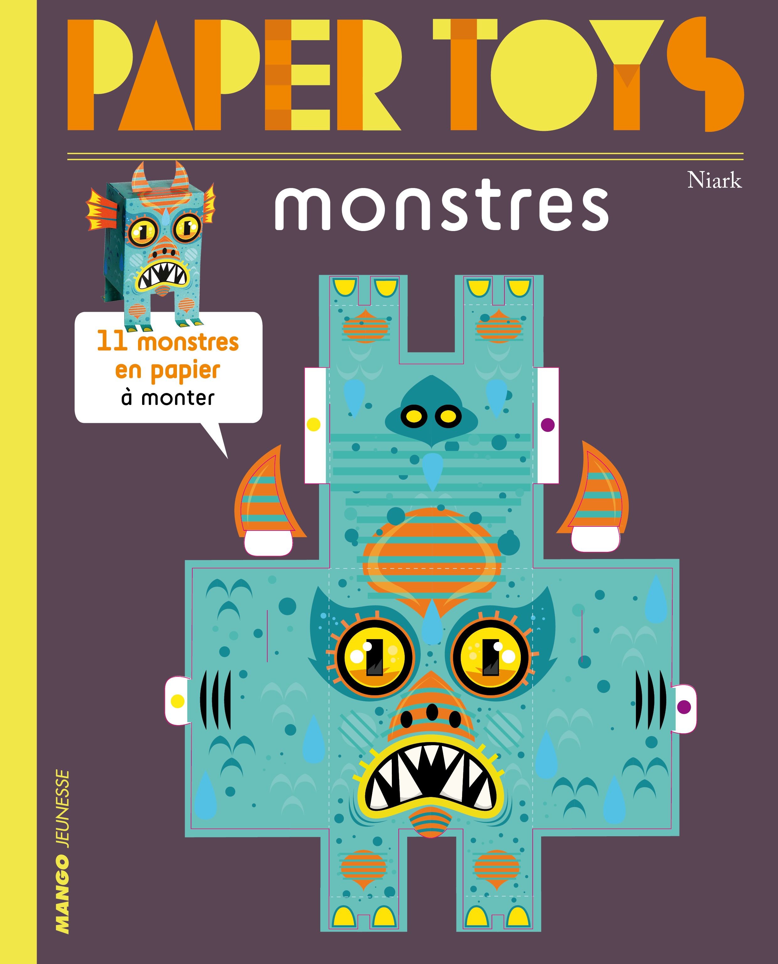 Papercraft toy Paper toys Monstres éditions Niark 8 50€