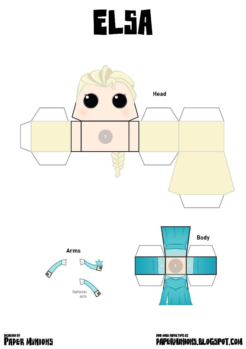 Printable Papercraft toy - Printable Papercrafts - Printable Papercrafts