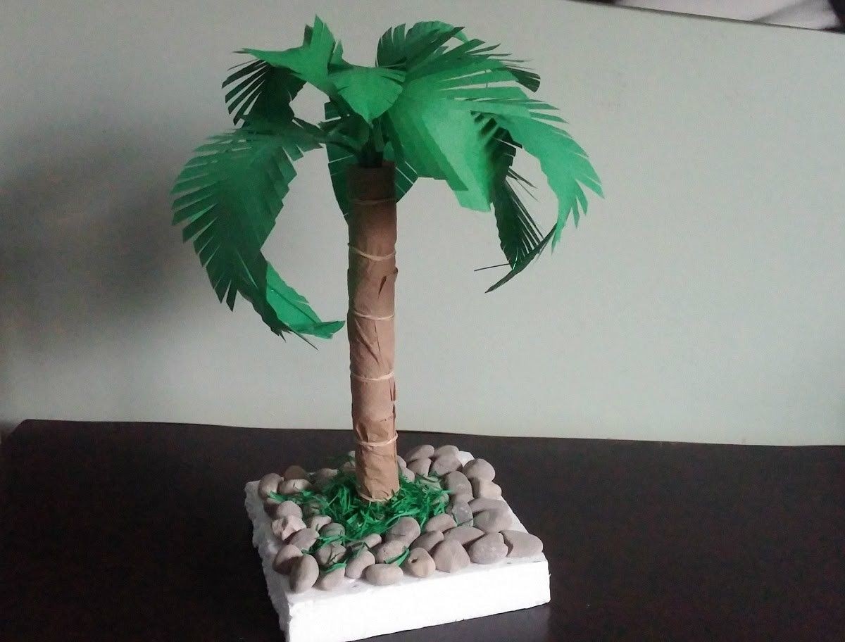 Papercraft Tree Palm Tree How to Make A Paper Palm Tree Diy Home Decor