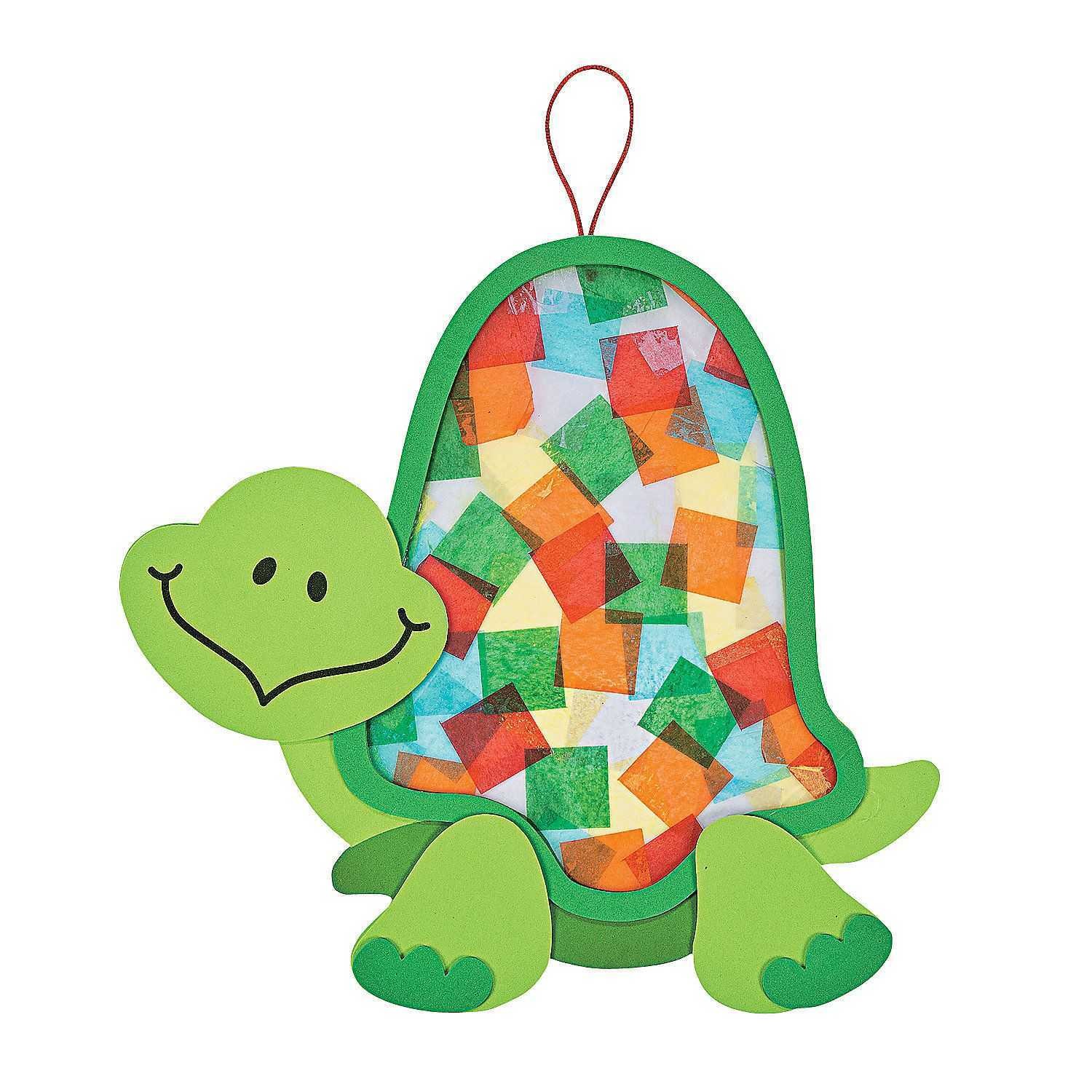 Papercraft Turtle Paper Handicraft for Kids Beautiful Colorful Turtle Tissue Paper