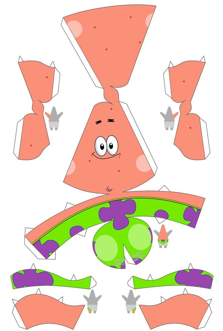 Papercraft Wii Paper toy Do Patrick Spongebob Paper toys Boxes